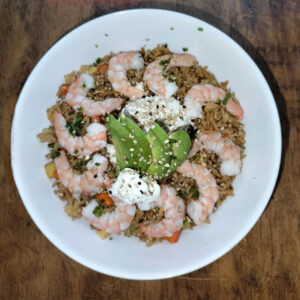 yakimeshi de camarón